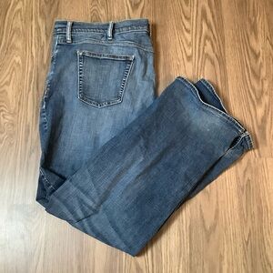 Old Navy Loose Fit Jeans Mens Size 42 X 30 Blue Denim Straight Leg 28.5” Inseam
